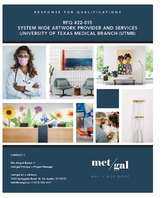 RFQ #22-015: Artwork Provider proposal cover